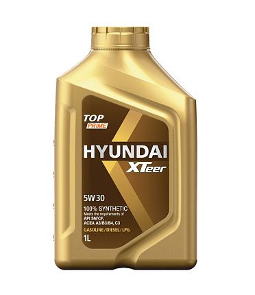 Моторное масло для легковых автомобилей HYUNDAI XTeer TOP Prime 5W-30 (1л)