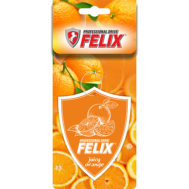 Ароматизатор бумаж. FELIX Juicy orange (Брызги сочного апельсина)