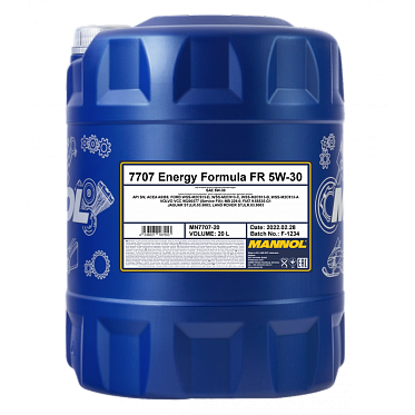 Моторное масло MANNOL 7707 O.E.M. for Ford Volvo 5W-30 (20л.)