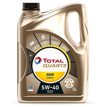 Моторные масла для легковых автомобилей TOTAL QUARTZ 9000 5W-40  (5л)