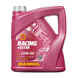 Моторное масло MANNOL Racing + Ester 10W-60 (4л.)