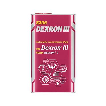 Трансмиссионное масло MANNOL ATF DEXRON III Automatic Plus (4л.) Metal