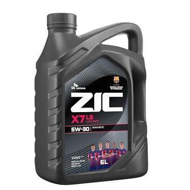 Моторное масло для легковых автомобилей ZIC X7 LS 5W-30 (6л)