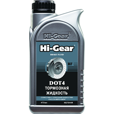 Hi-Gear Тормозная жидкость DOT 4 (473мл)