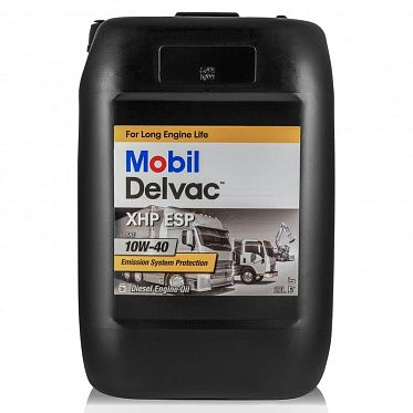 Дизельное моторное масло Mobil Delvac XHP ESP 10W-40 (20л)