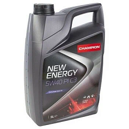 Моторное масло для легковых автомобилей CHAMPION NEW ENERGY 5W-40 PI C3 (5л)