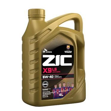 Моторное масло для легковых автомобилей ZIC X9 LS Diesel 5W-40 (4л)