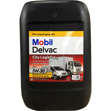 Дизельное моторное масло Mobil Delvac CITY LOG M 5W-30 (20л)