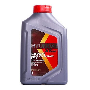 Моторное масло для легковых автомобилей HYUNDAI XTeer Gasoline Ultra Protection 0W-30 (1л)