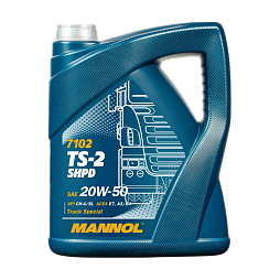 Моторное масло для коммерческого транспорта MANNOL 7102 TS-2 SHPD 20W-50 (5л.)