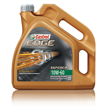 Моторные масла для легковых автомобилей CASTROL EDGE 10W-60 SUPERCAR  (4л)