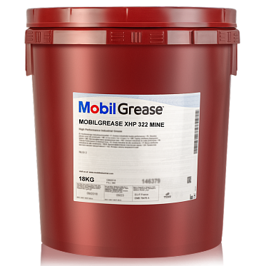 Пластичная смазка Mobil Mobilgrease XHP 322 Mine (18кг)