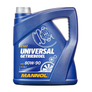 Трансмиссионное масло MANNOL UNIVERSAL GETRIEBEOEL 80W-90 GL-4 (4л.)