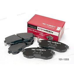 WEEN 151-1355 Тормозные колодки дисковые передние (комплект 4 шт.)