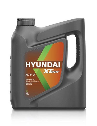 Трансмиссионное масло для АКПП HYUNDAI XTeer ATF 3 (4л)