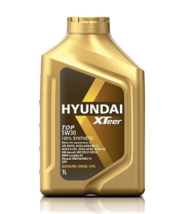 Моторное масло для легковых автомобилей HYUNDAI XTeer TOP 5W-30 (1л)